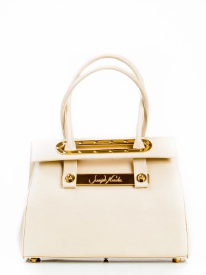 Lola Large Marble Tote W/ 24k Gold Plated Hardware